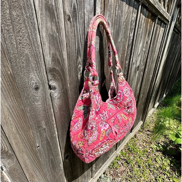 Vera Bradley Call Me Coral Hobo Bag - Picture 4 of 9
